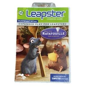 Leap Frog Leapster Learning Game Disney Pixar Ratatouille Pre-K-1st Ages 4-7 NEW
